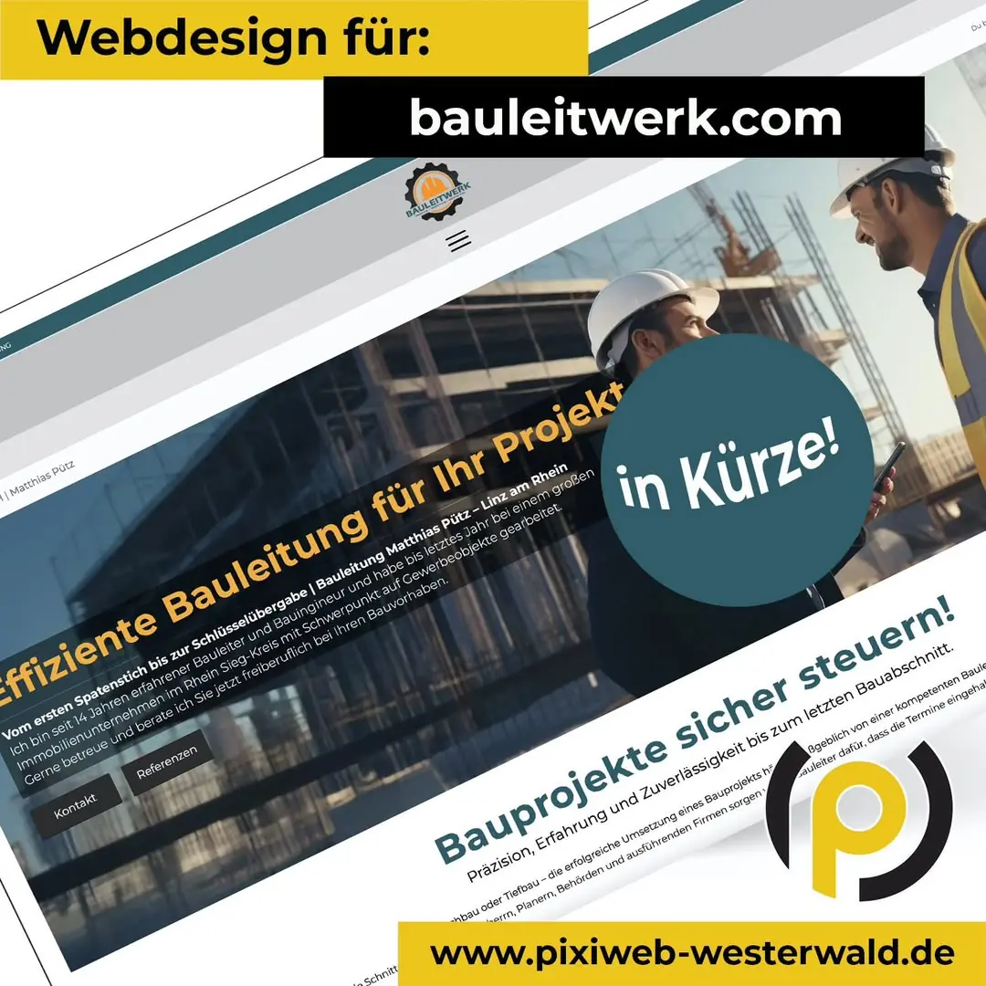 Webdesign Bauleitwerk
