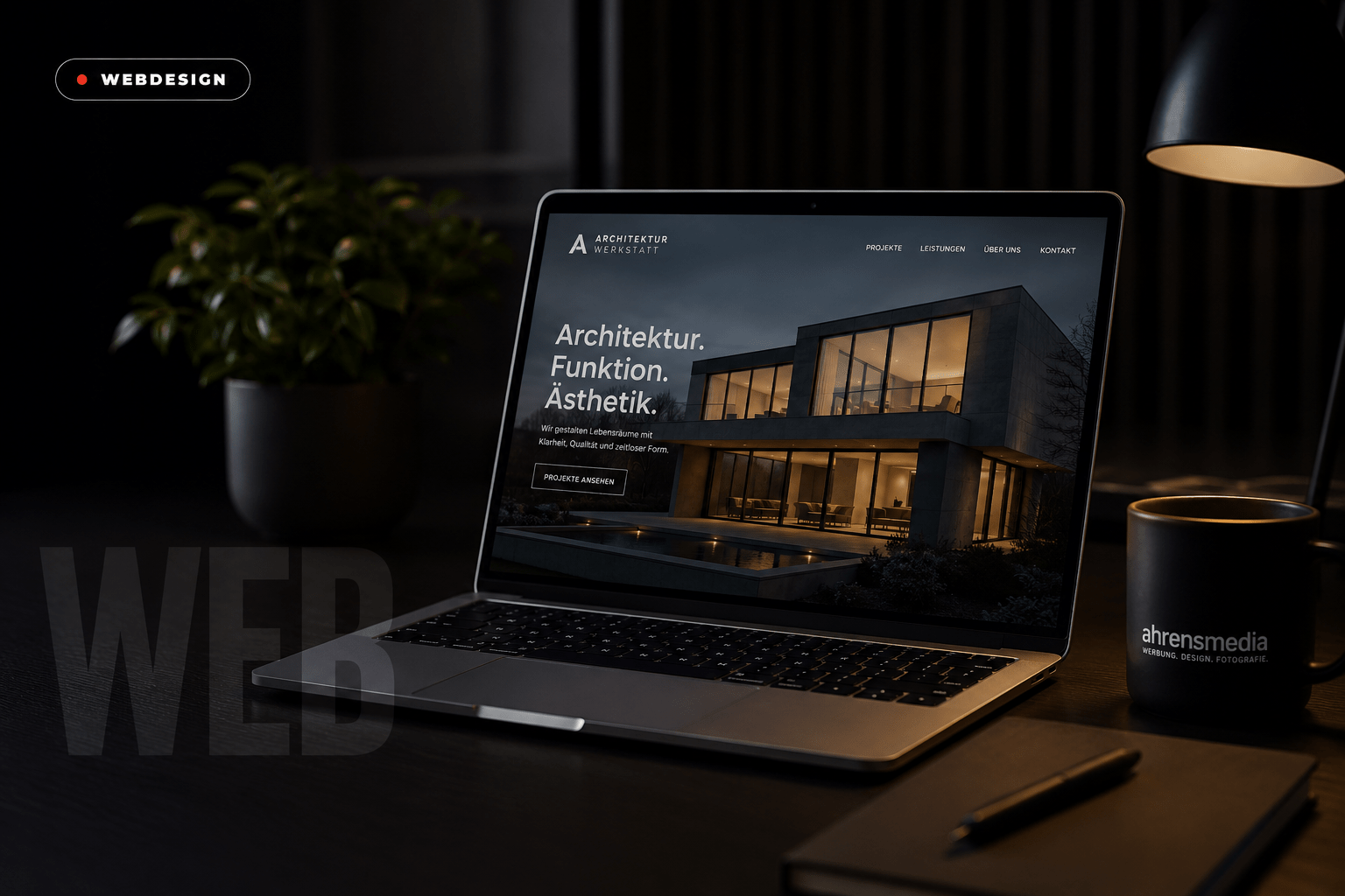 Webdesign Projekt Mockup